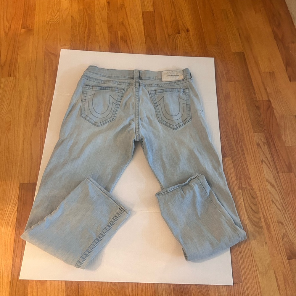 True Religion Light Wash Denim Jeans inseam 30